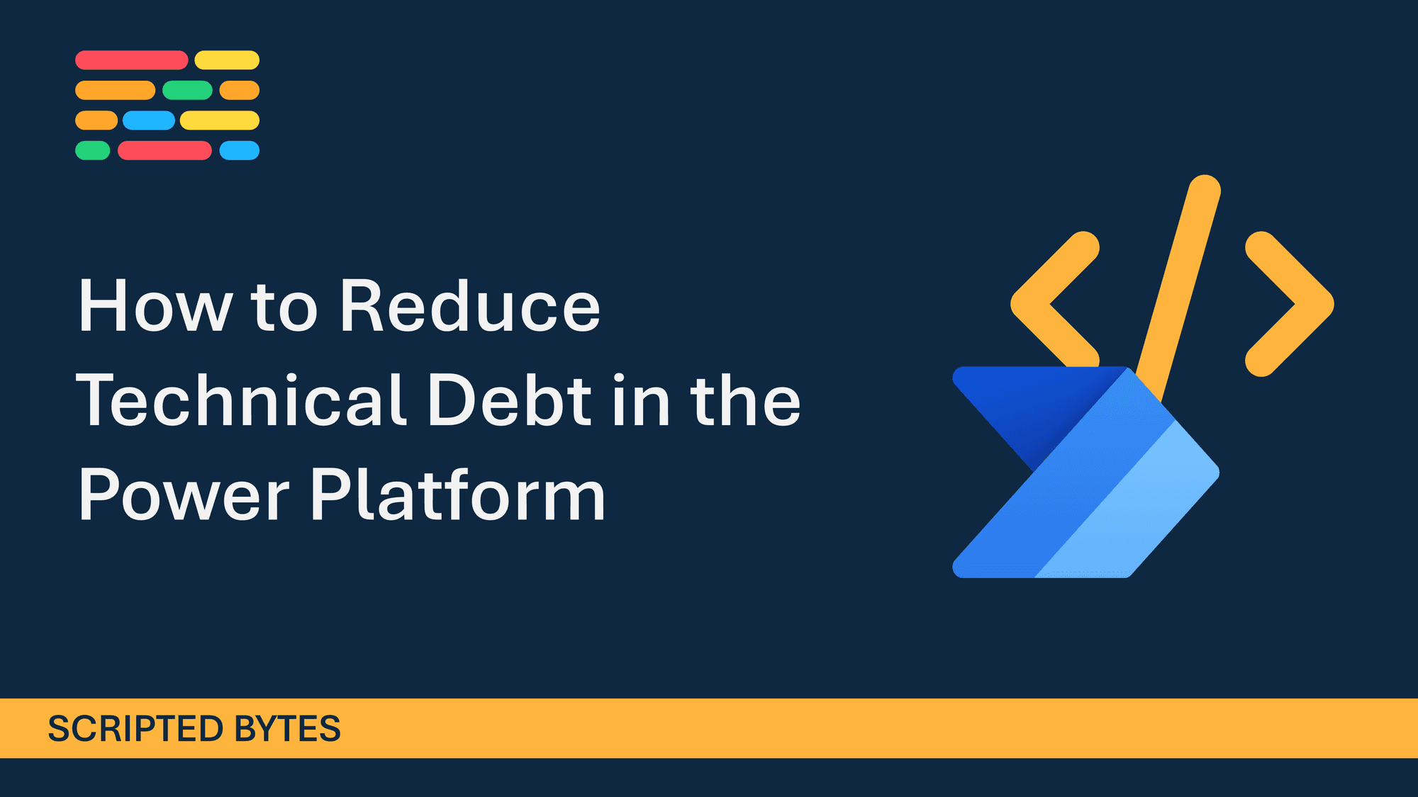 How to Reduce Technical Debt in the Power Platform