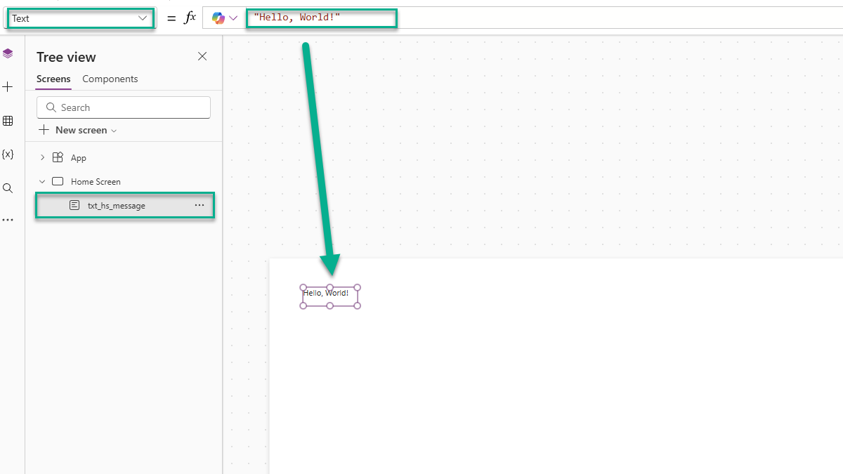 Image of Canvas App label