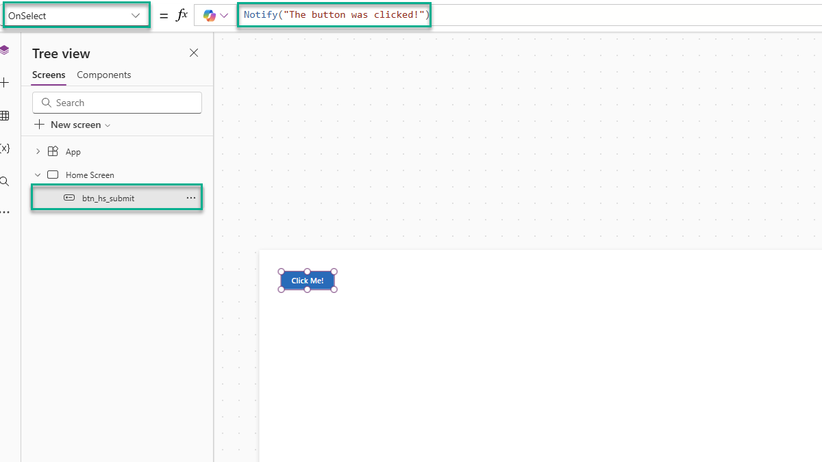 Image of Canvas app button